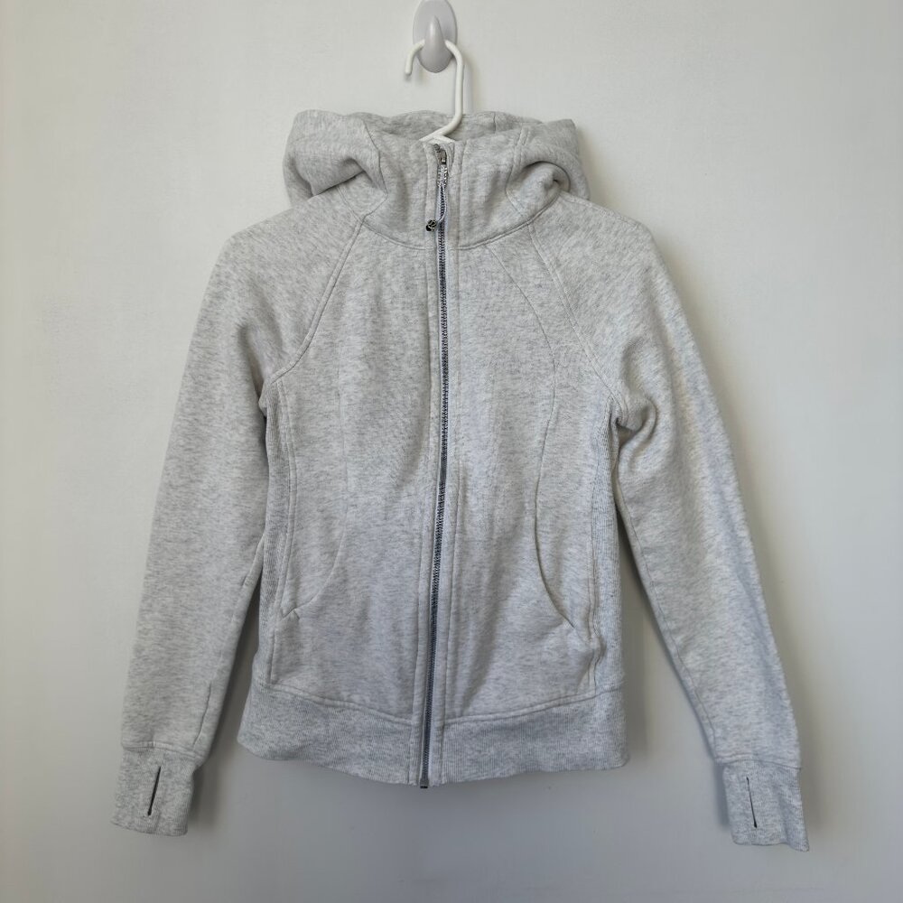 lululemon Scuba Hoodie Classic Cotton Fleece Size 4